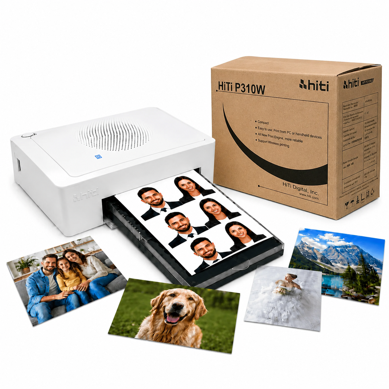 Hiti P322W Printer Bundle with Print Kit (720 Prints)