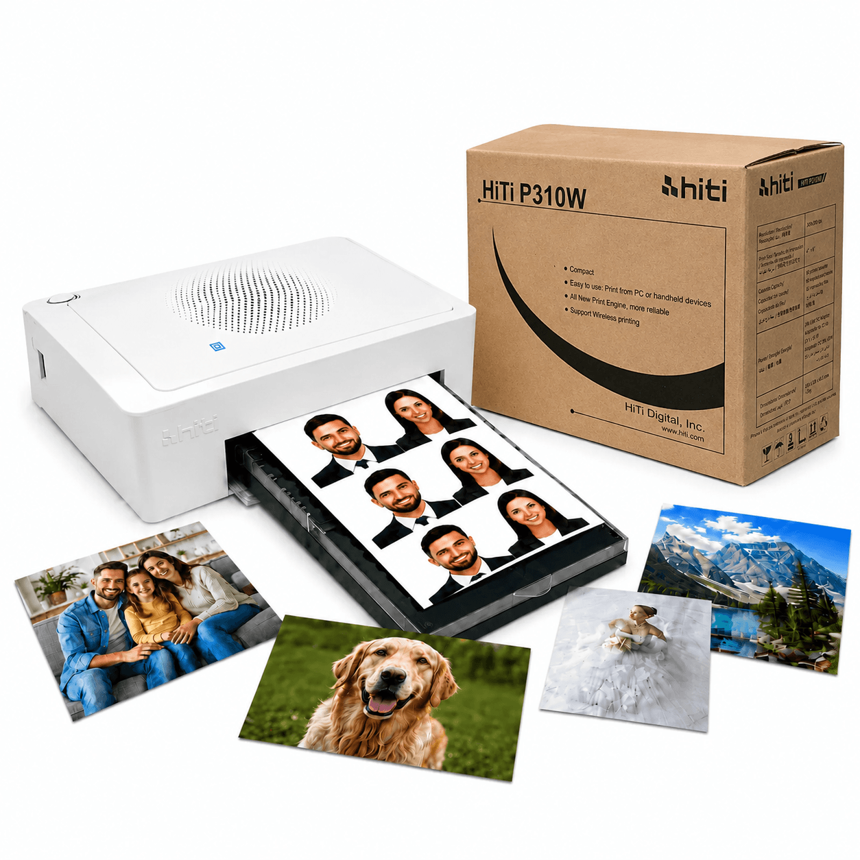 Hiti P322W Printer Bundle with Print Kit (720 Prints)