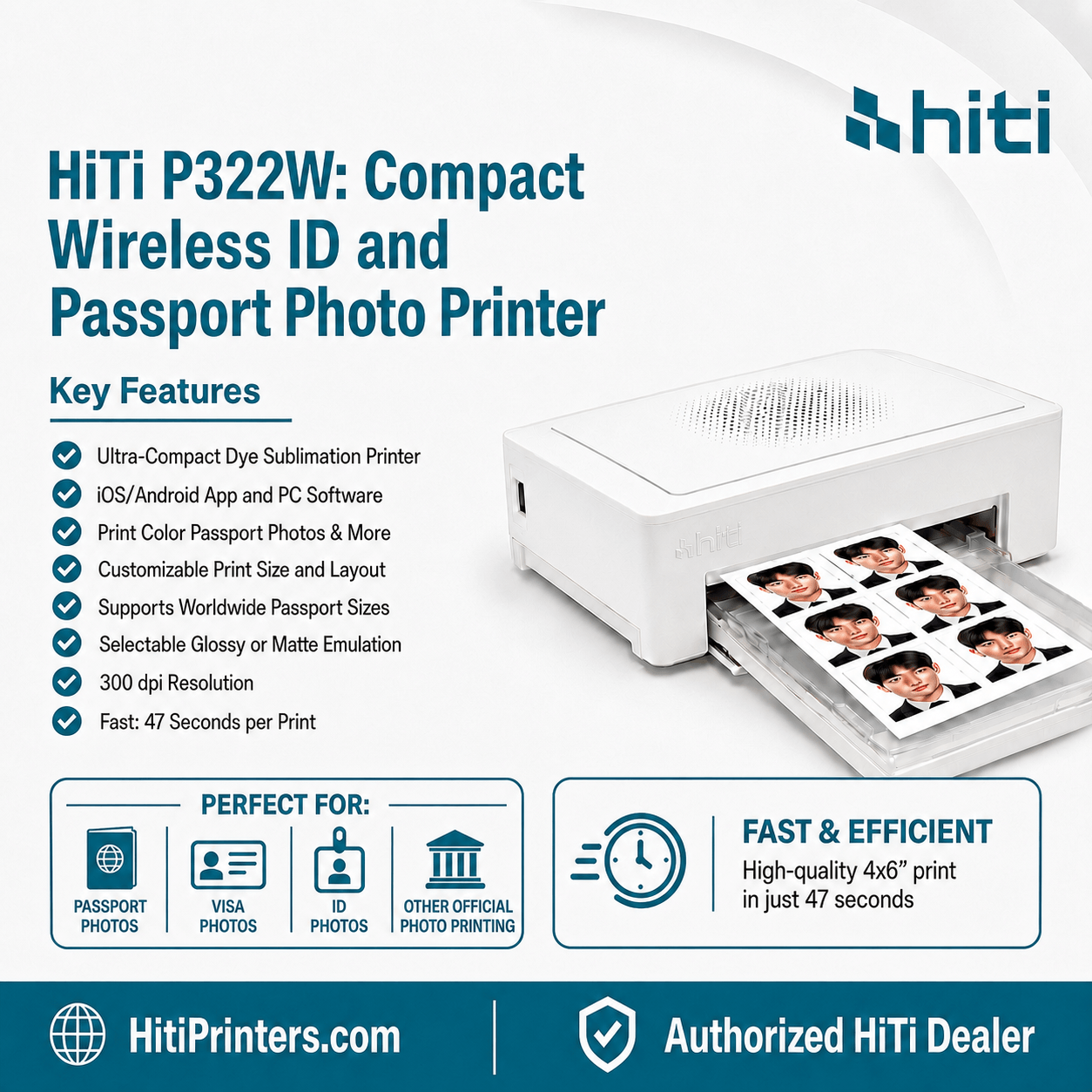 Hiti P322W Passport Photo Printer