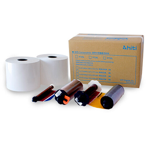 Hiti p720l media paper print kit 4x6, 5x7, 6x8