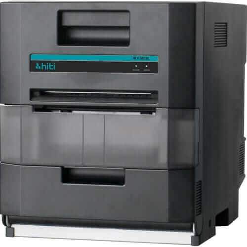 HiTi M610 dye-sub photo printer, compact design for quality prints at events, prints 4x6" in 14 seconds.