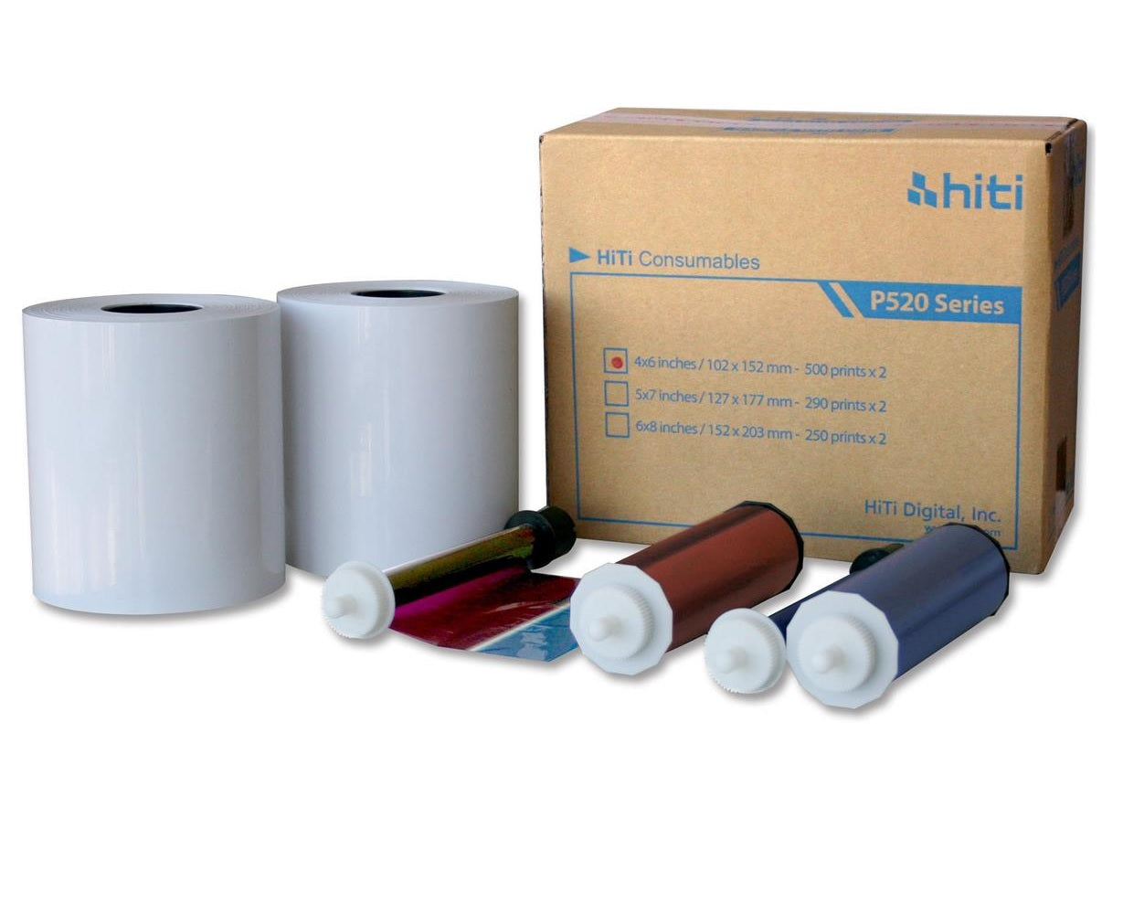 HiTi P525L / P520L 4x6 Paper & Ribbon Media Kit (1000 Prints)