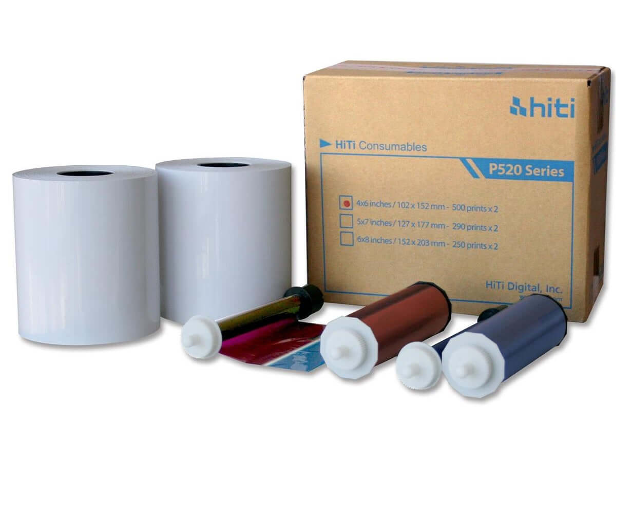 HiTi P525L / P520L 4x6 Paper & Ribbon Media Kit (1000 Prints)