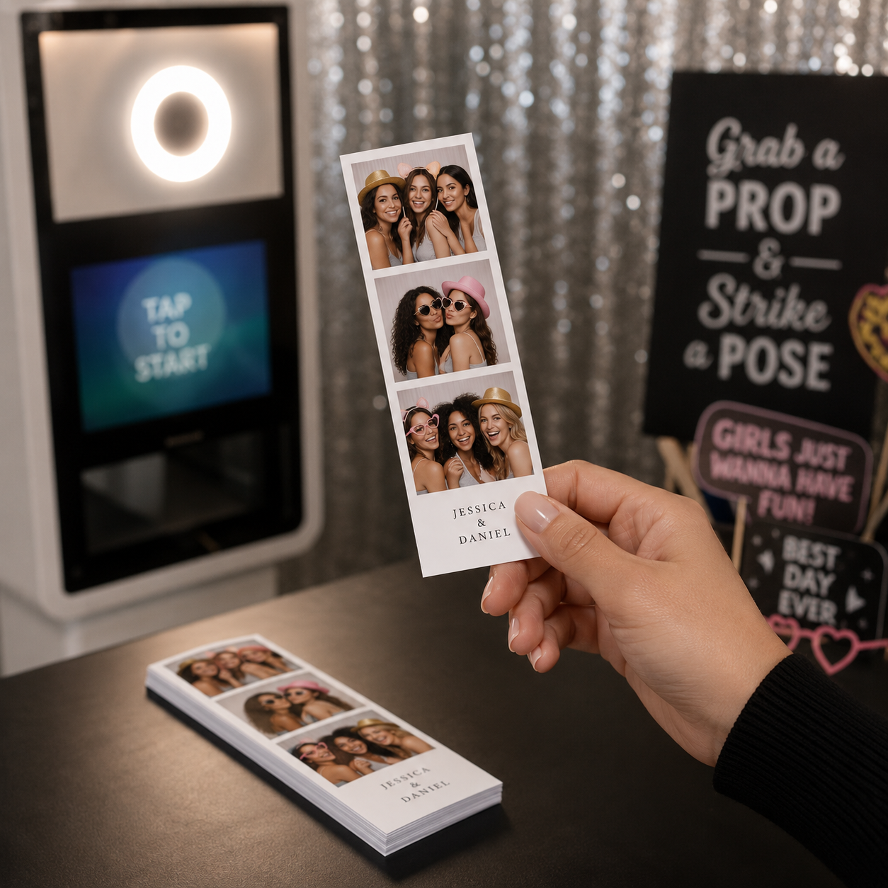 Hti printers 2x6 photo booth strips