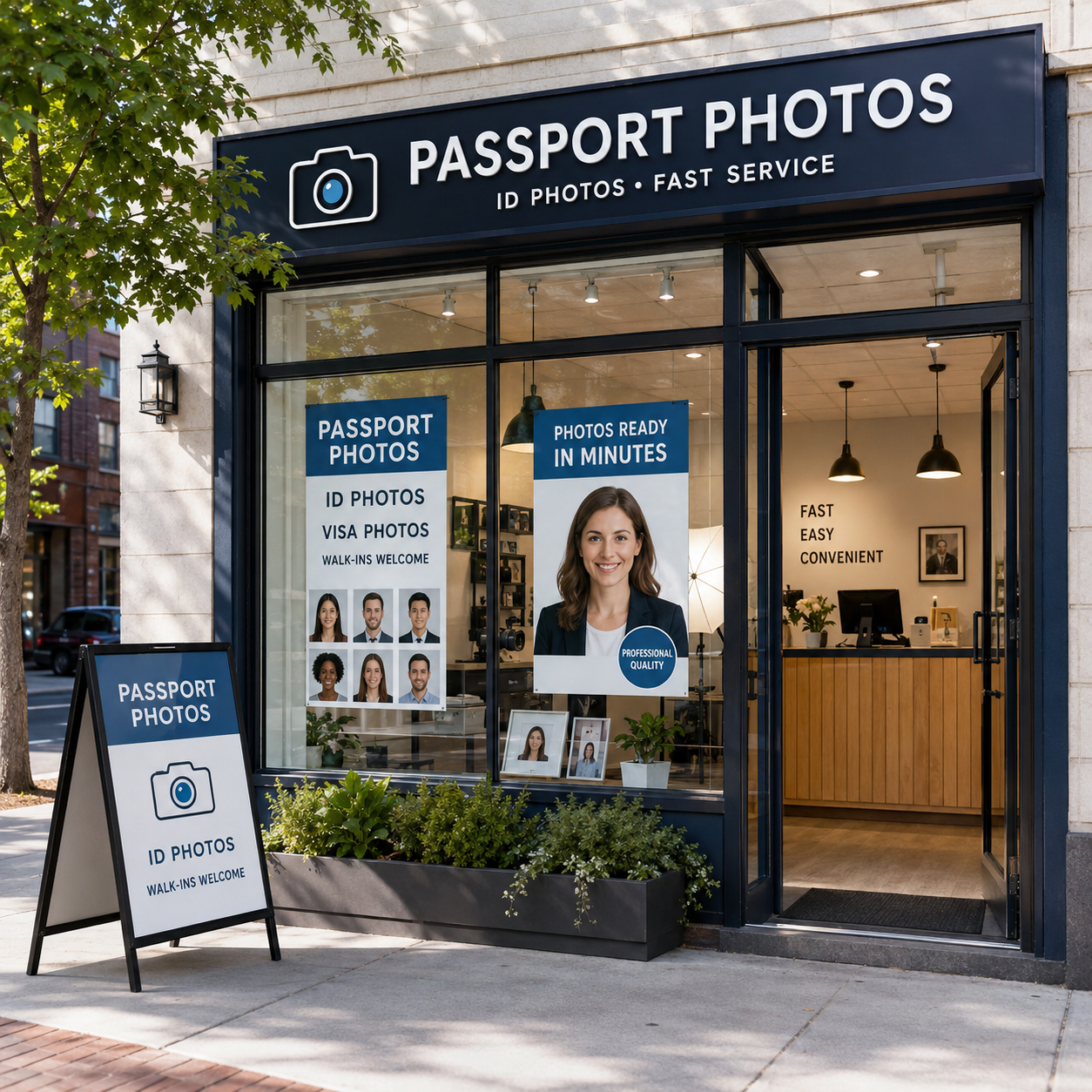 Passport Photo Store using Hiti p332w photo printer